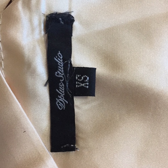 Satiny Cropped Cami Zipper Back, Adjustable Straps - Picture 4 of 7